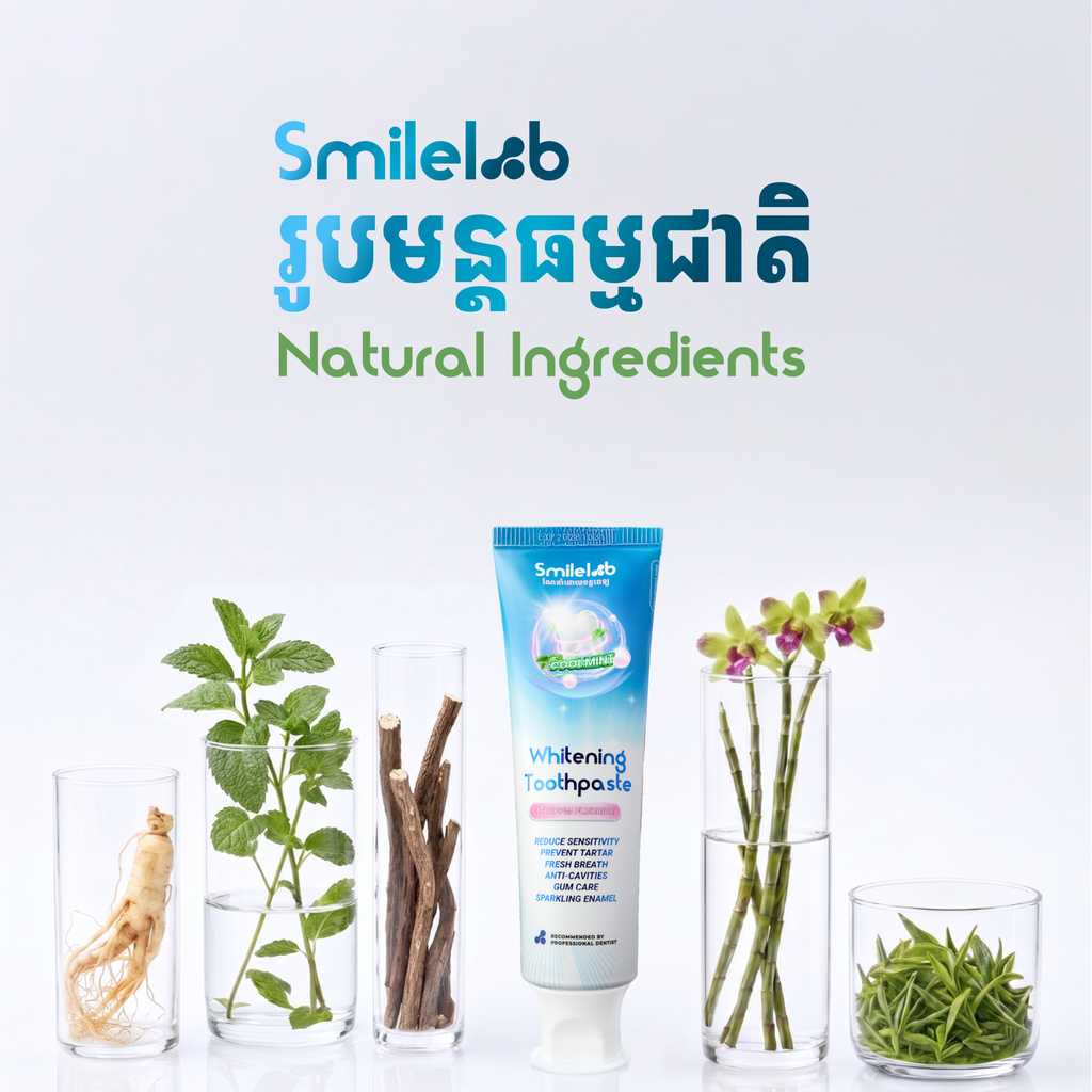 Smilelab Whitening Toothpaste with 6 Benefits
